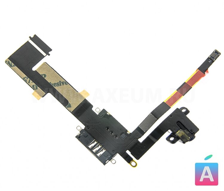Шлейф iPad 2 разъем гарнитуры/SIM-коннектор