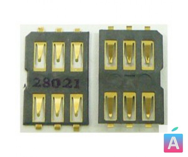 Коннектор SIM Nokia N9 X3-02 C3-01 C5-03