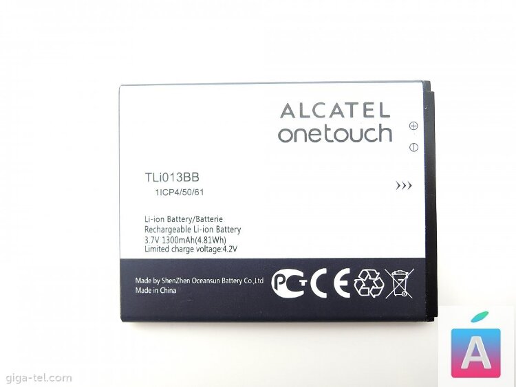 АКБ TLi014A1/TLi013BB Alcatel 4010/4013/4027/4030/4035/5020