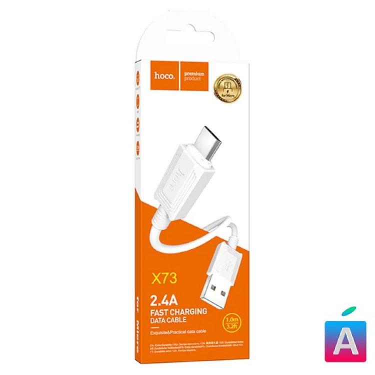 Кабель USB-Micro Hoco X73 (2.4A/1m)