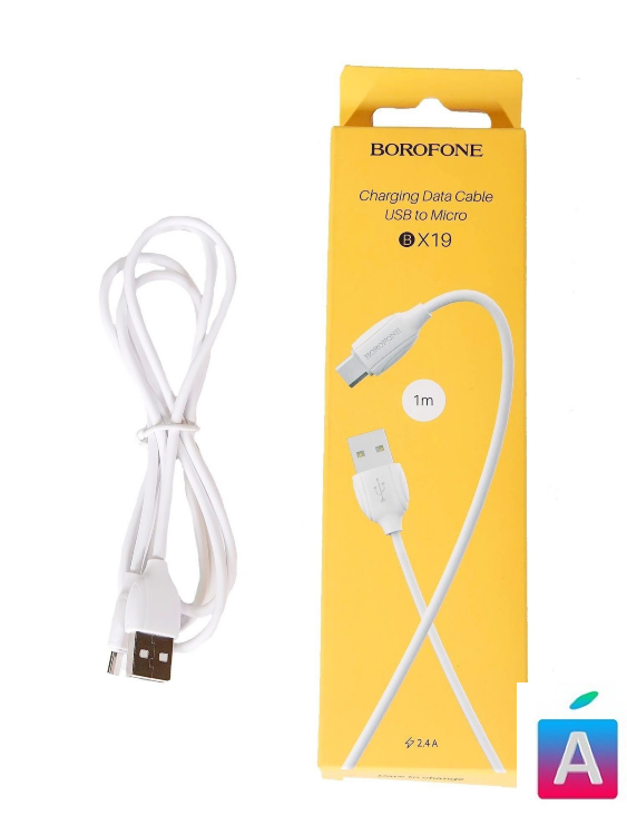 Кабель USB-Micro Borofone BX19 (2.4A/1m) 