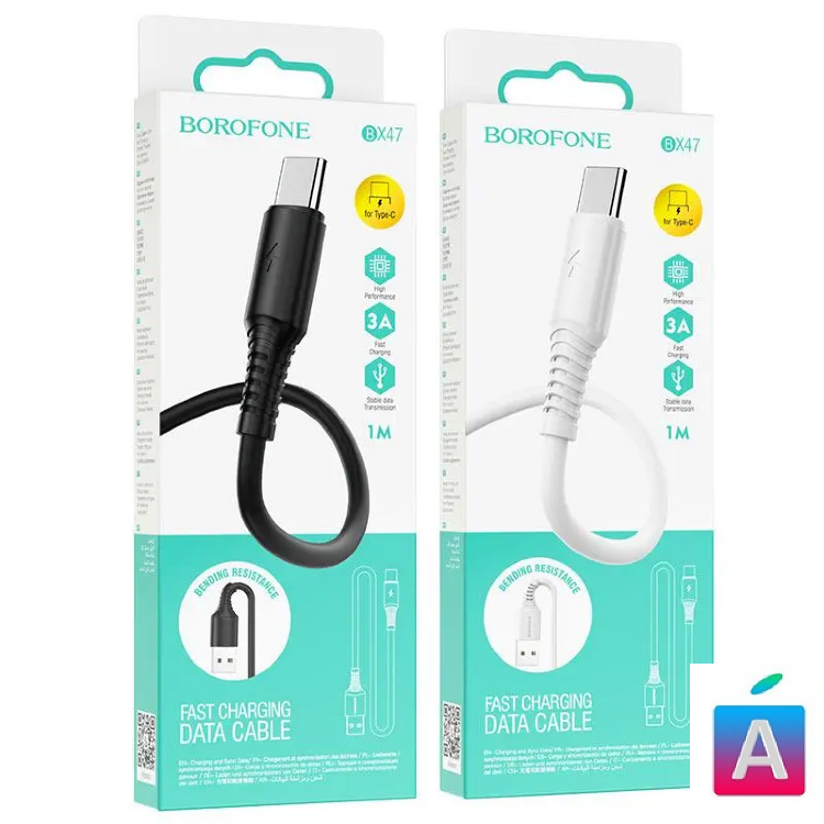 Кабель USB Type-C Borofone BX47 3A/1m