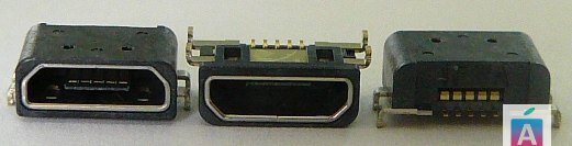 Разъем MicroUSB Nokia N9 800 900