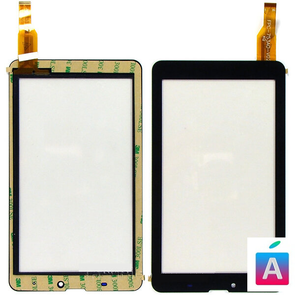 Тачскрин ZLD0700270716-F-B / FPC-753AO-V02 (Билайн Tab 2/Supra M720G/BQ-7058G) черный