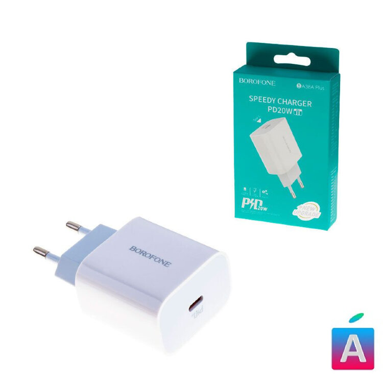 СЗУ USB-C 20w Borofone BA38A Plus