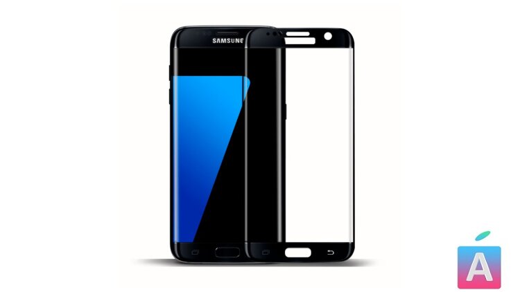 Защитное стекло Samsung S8 G950/S9 G960 золотой (3D)